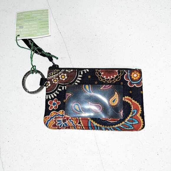 NWT Vera Bradley Insulated Lunch Tote and ID Case Wallet Cafe Latte Set - Picture 4 of 8